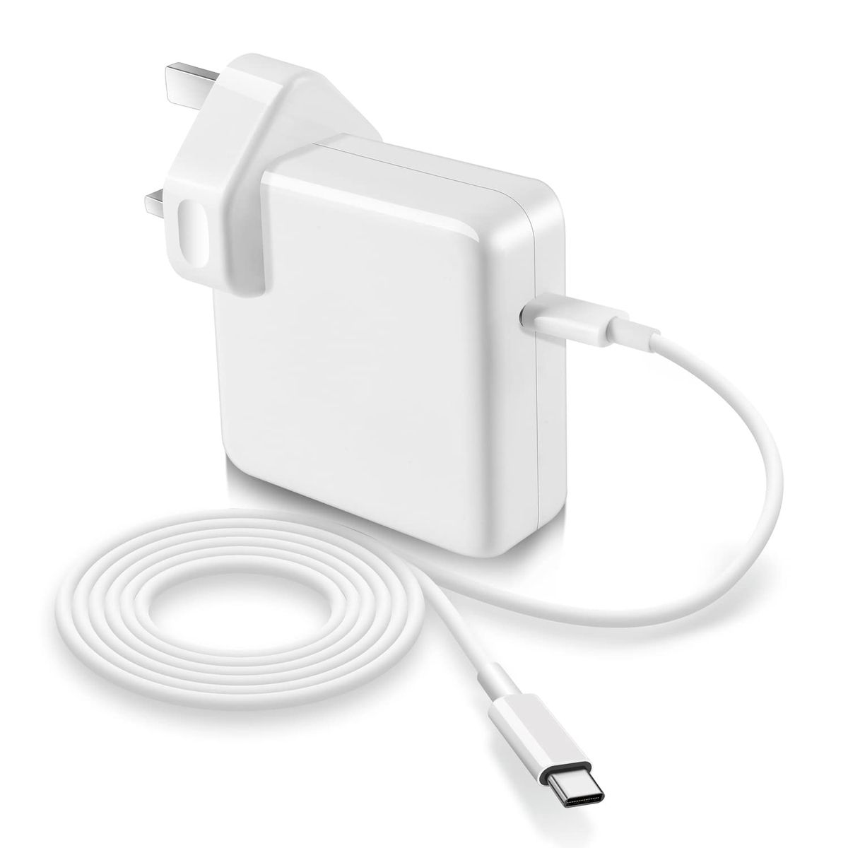 61W USB Type C For MacBook Pro/Air / iPad  And Other TypeC Laptop Like HP Lenovo Dell Etc Charger Cord Cable & Power Adapter