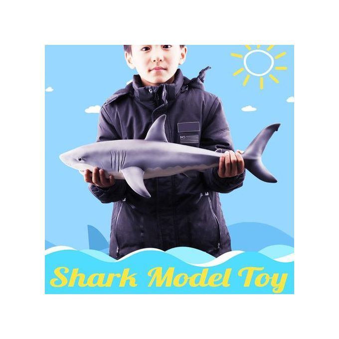 The Old Tree Big Megalodon Great White Shark Simulation Animal Figure Model Toy Xmas Gift