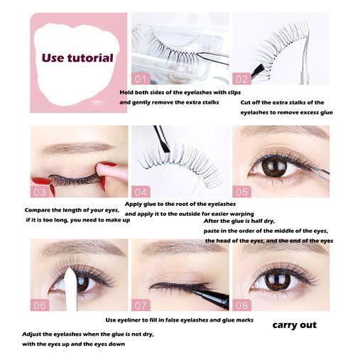 20 Pairs / Sets Of 6D Mink False Eyelashes Handmade