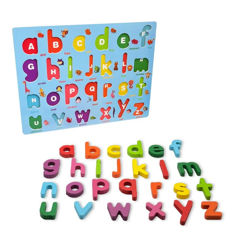 Wooden Alphabet Puzzle Numbers