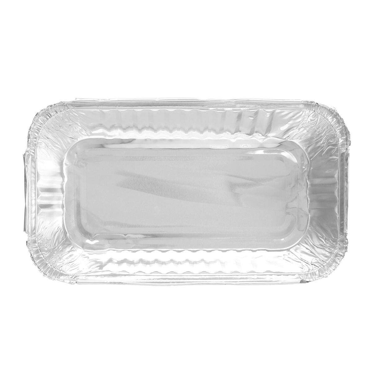 Lot 40 Set Aluminum Foil Trays BBQ Disposable Food Container Baking Pan /W Lids#850ml 650ml