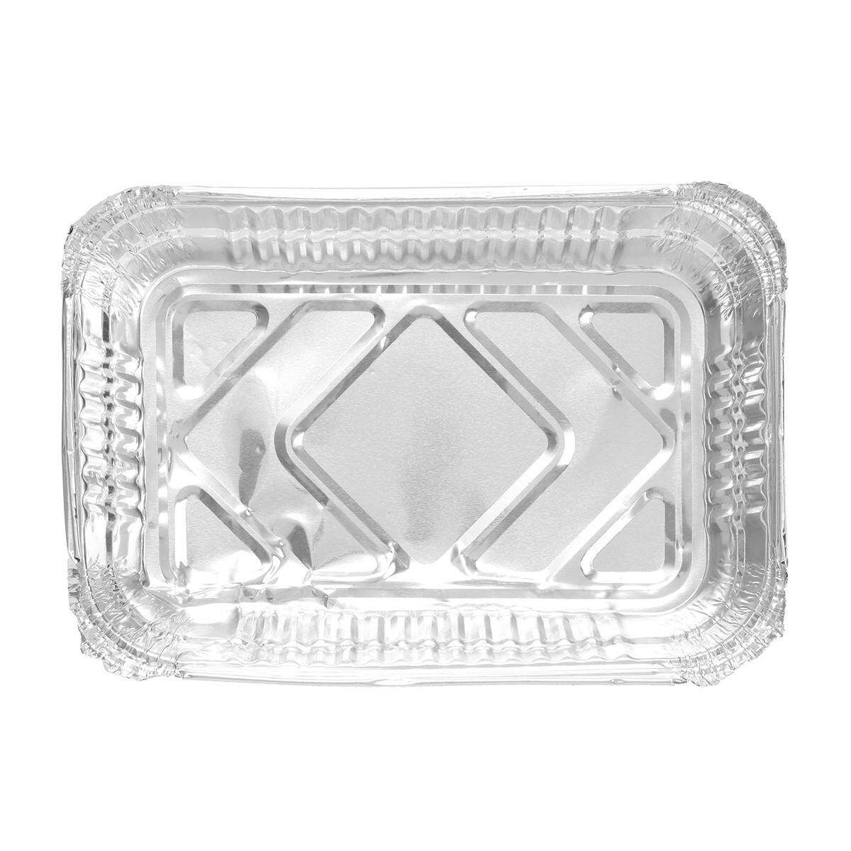 Lot 40 Set Aluminum Foil Trays BBQ Disposable Food Container Baking Pan /W Lids#850ml 650ml