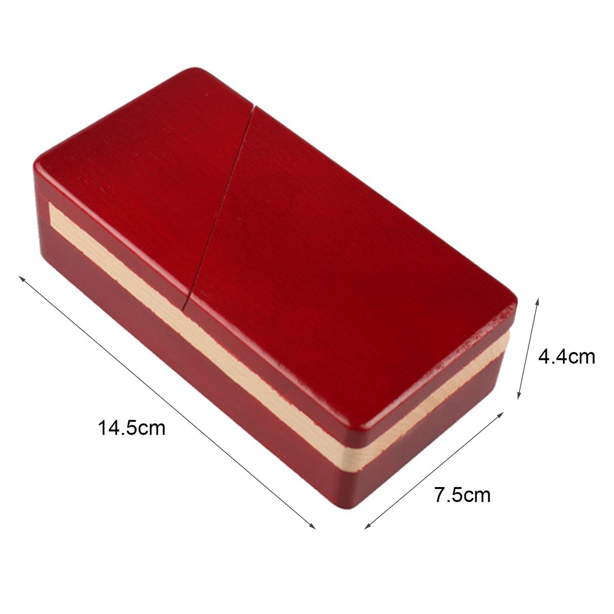 Wooden Organ Puzzle Secret Box Kongming Lock Kids-Red
