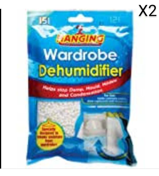 Hanging Dehumidifier For Wardrobe X2