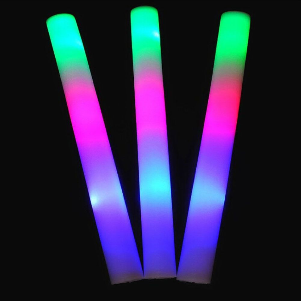 Luminous LED Glow Light Stick Foam Wand Concert Performance Party Prop Kids Toy-Blue