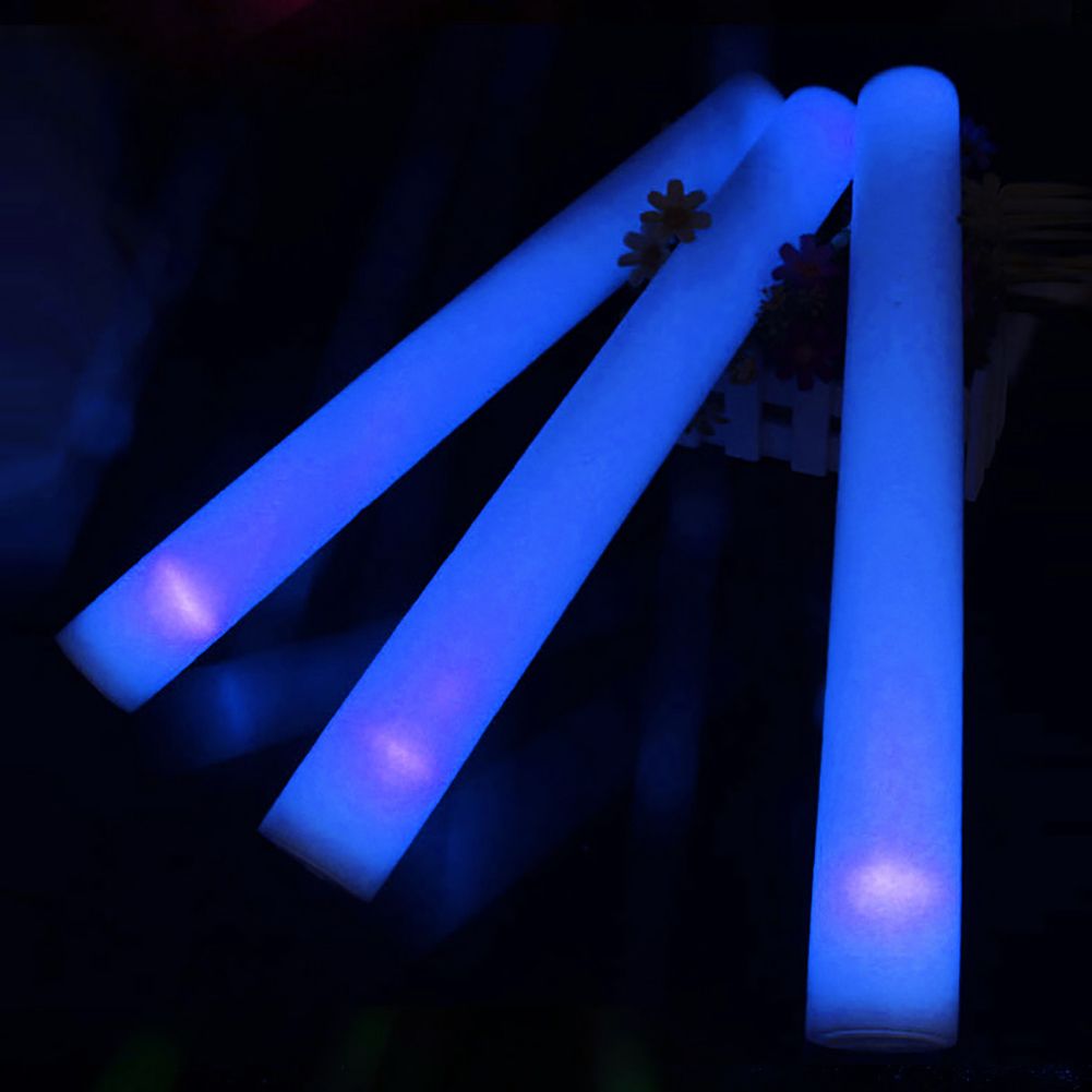 Luminous LED Glow Light Stick Foam Wand Concert Performance Party Prop Kids Toy-Blue