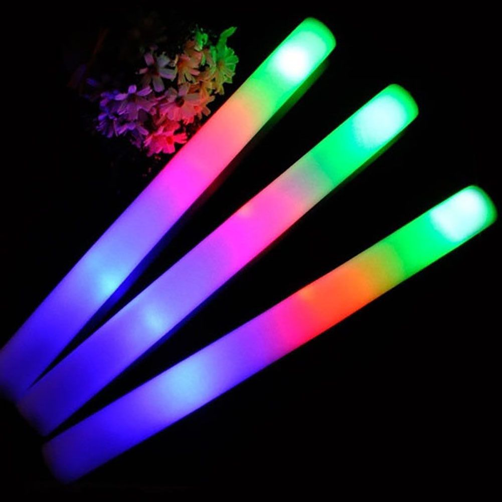 Luminous LED Glow Light Stick Foam Wand Concert Performance Party Prop Kids Toy-Blue