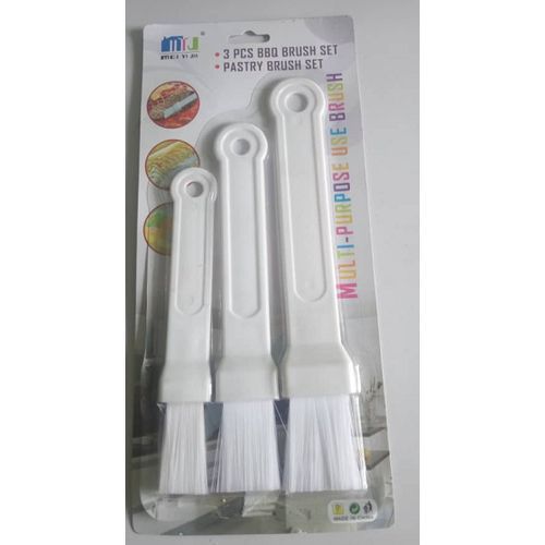 PASTRY/ BARBECUE BRUSH SET- DIFFERENT COLOURS