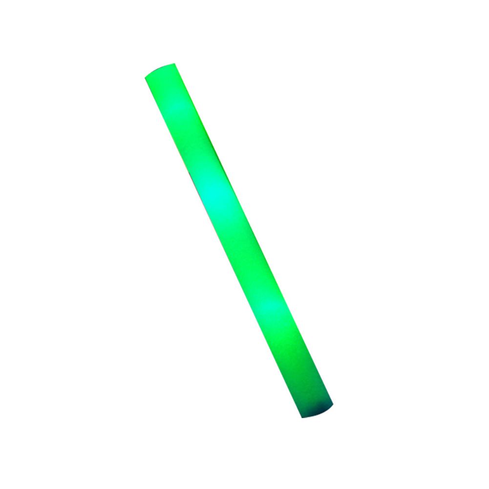 Luminous LED Glow Light Stick Foam Wand Concert Performance Party Prop Kids Toy-Green