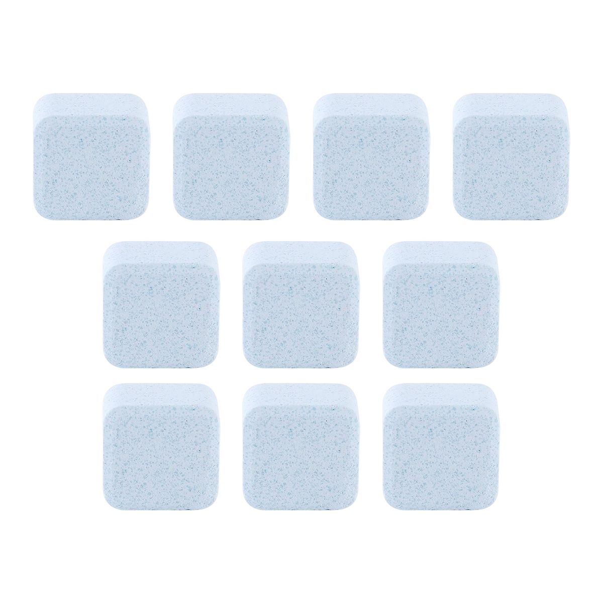10Pcs Toilet Cleaning Tablets Deodorant Deep White