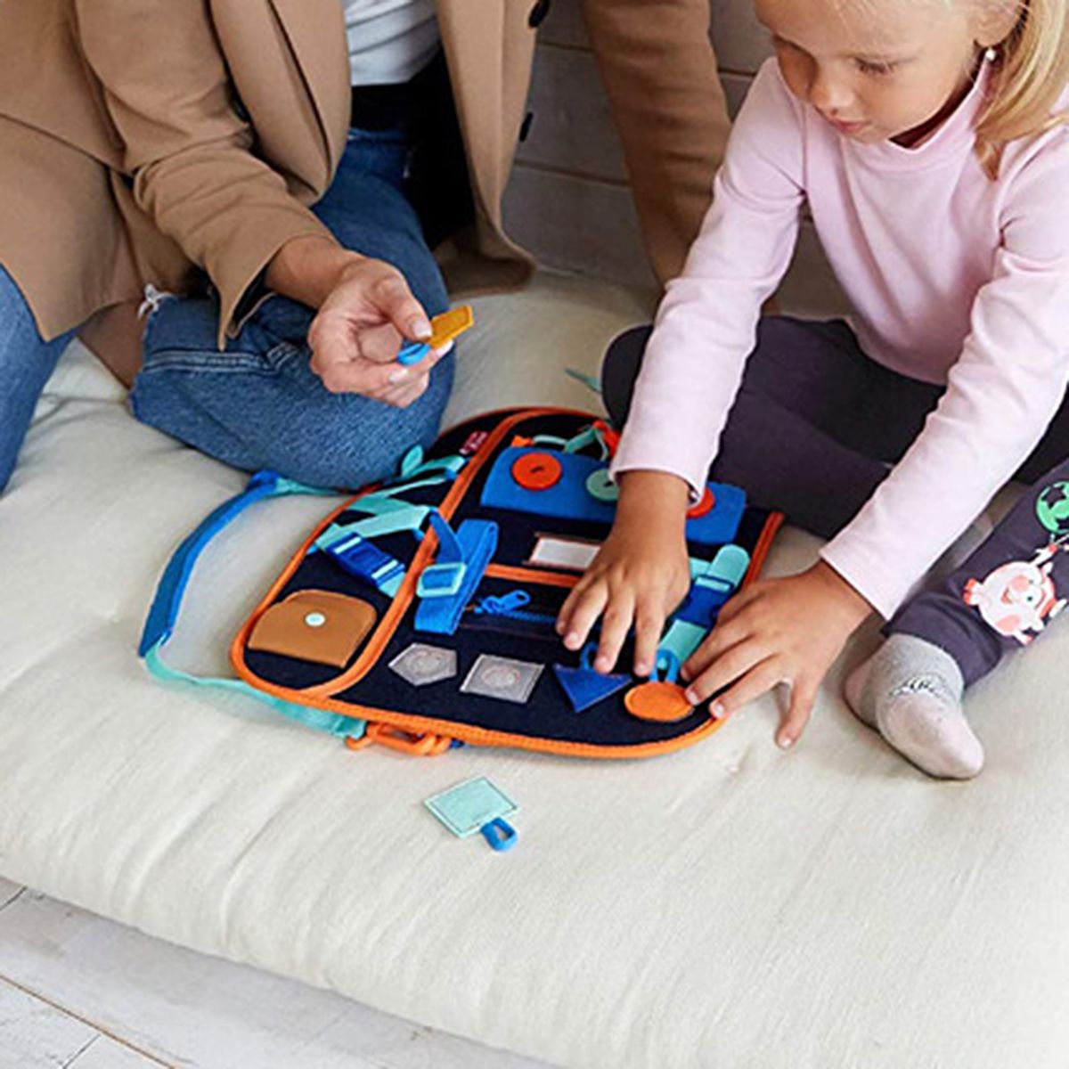 Busy Board Portable Intellectual Development-Blue