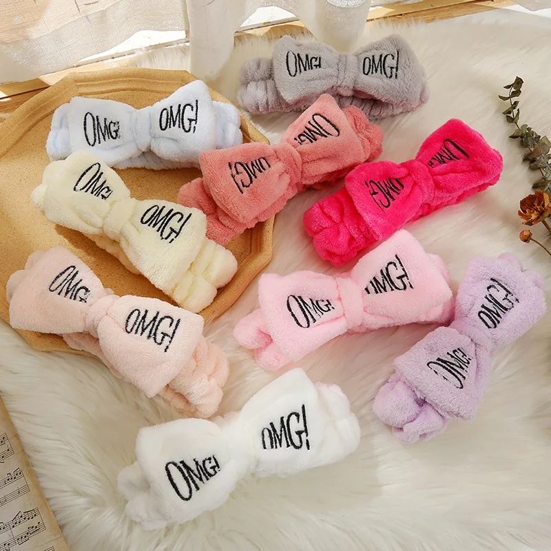 6 Pcs 2021 Trendy OMG Headbands Wash Face Headband Women Girls Turbans Hairbands Hair Accessories
