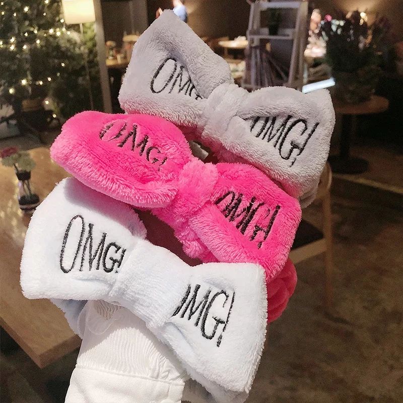 6 Pcs 2021 Trendy OMG Headbands Wash Face Headband Women Girls Turbans Hairbands Hair Accessories