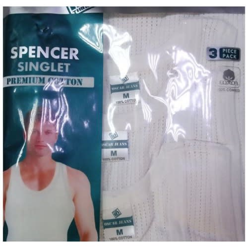 Set Of 3 Spencer Net Singlet