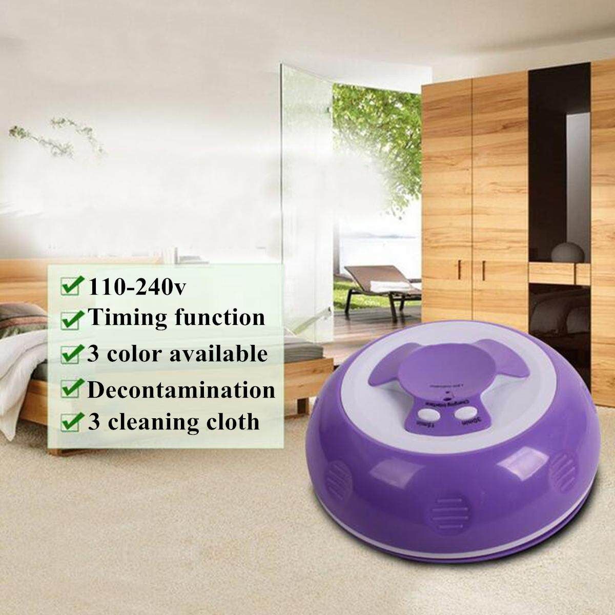 Vacuum Cleaner Smart Auto Floor Dust Microfiber Cleaning Sweeper Mop Purple