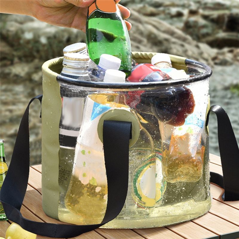 Durable Multi Portable Basins Waterproof Collapsible Sink Bucket Travel Basin Camping Hiking Storage Bucket 10L