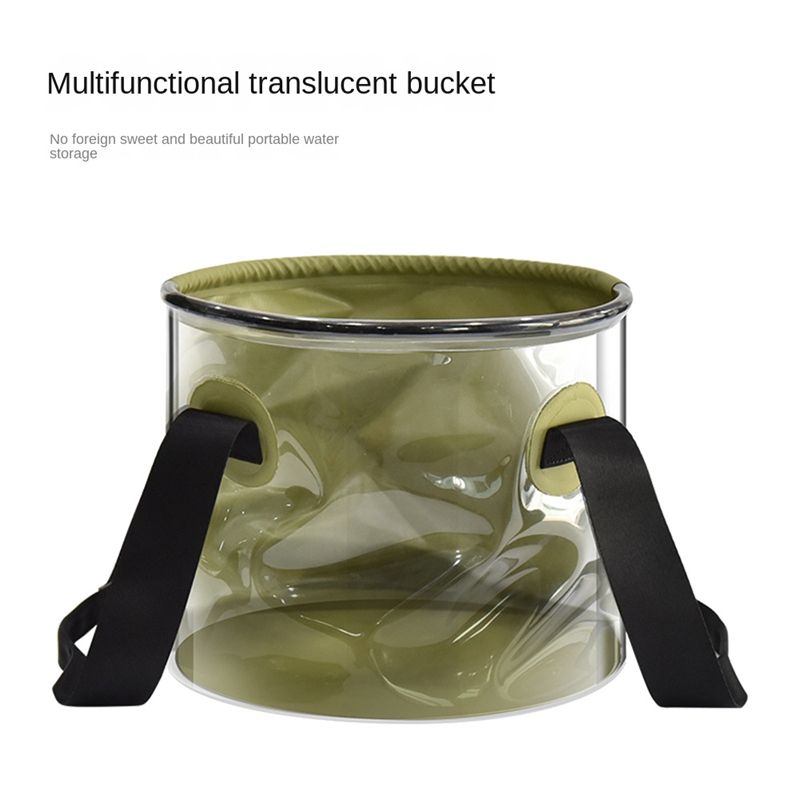 Durable Multi Portable Basins Waterproof Collapsible Sink Bucket Travel Basin Camping Hiking Storage Bucket 10L