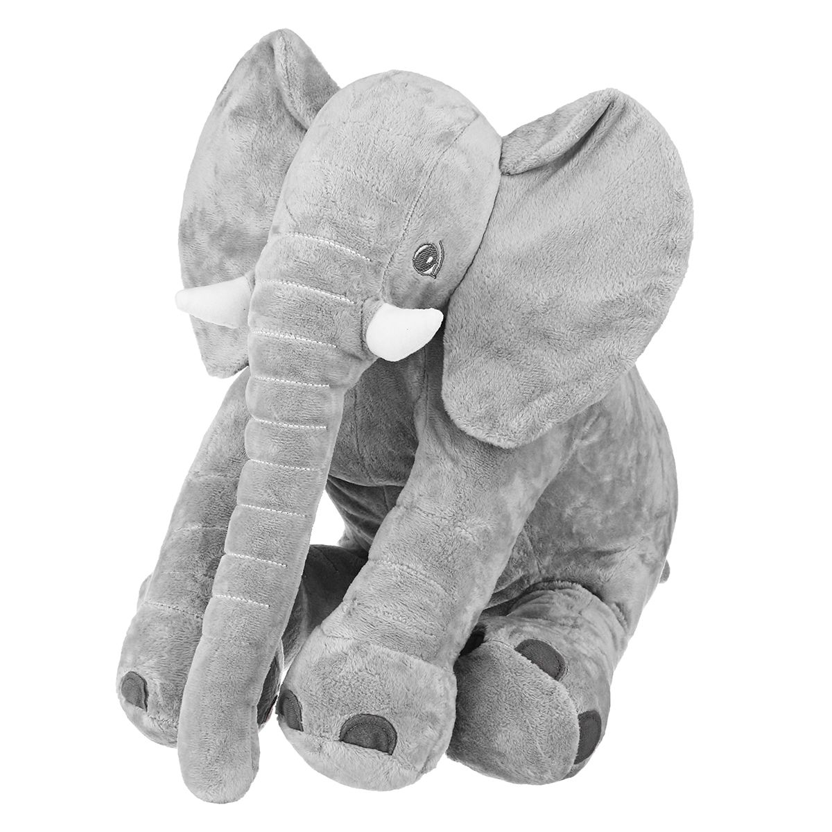 Kids Baby Soft Elephant Doll Sleeping Pillow Plush Stuf Grey