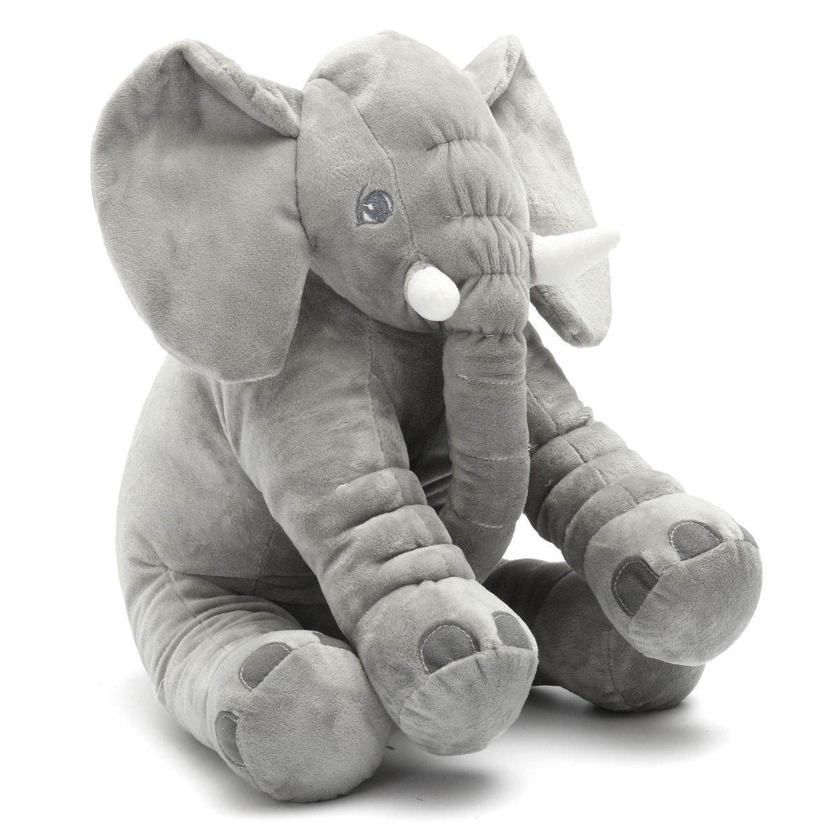 Kids Baby Soft Elephant Doll Sleeping Pillow Plush Stuf Grey