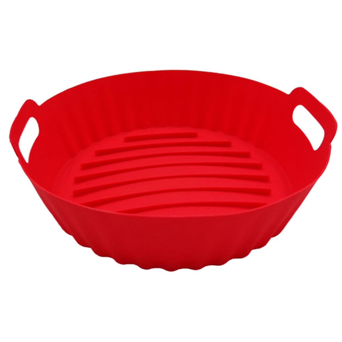 Silicone Bakeware Round Shape Baking Pan Red