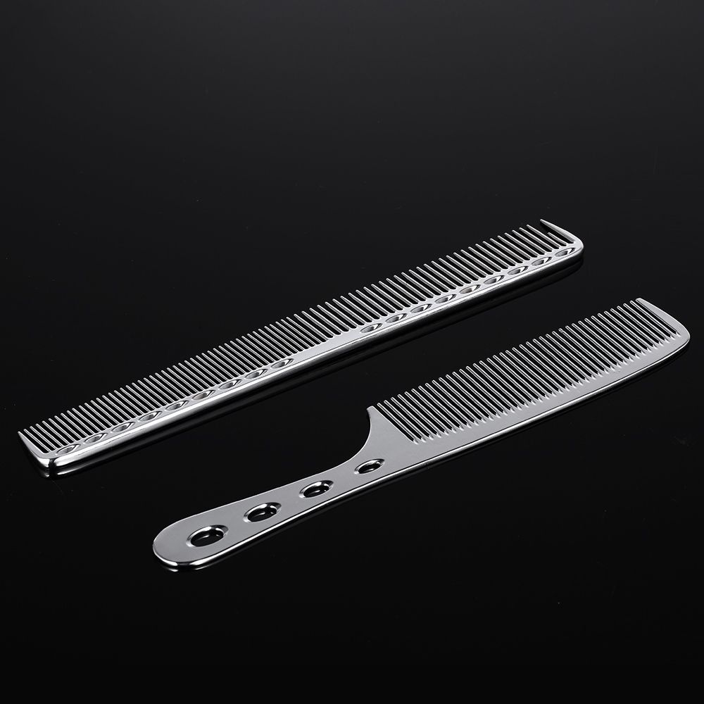 2Pcs Salon Hair Comb With Scale Professional Barber