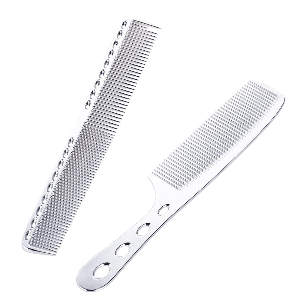 2Pcs Salon Hair Comb With Scale Professional Barber