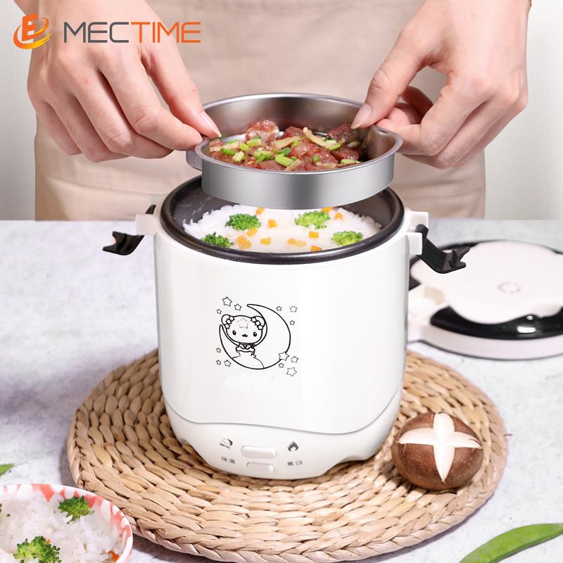 1.2 L Mini Rice Cooker Student Dormitory Multi Cookers White