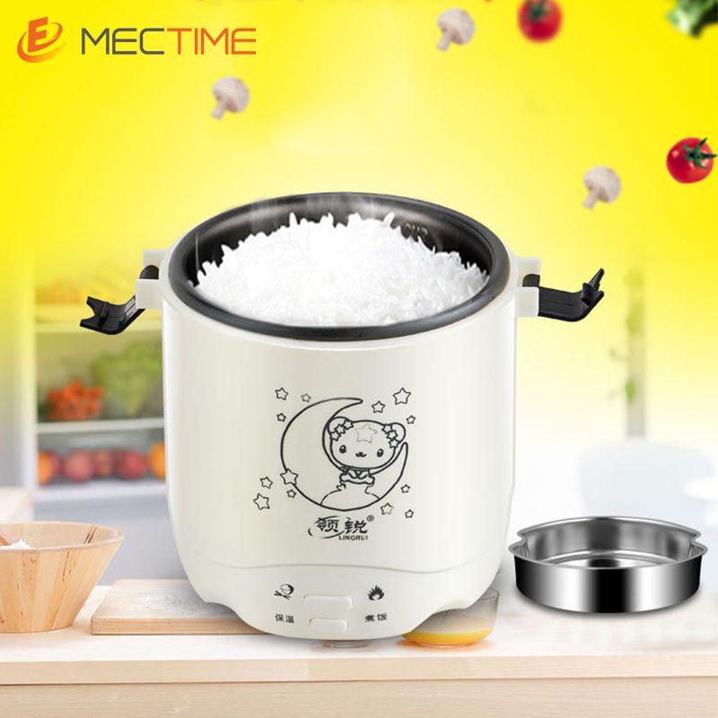 1.2 L Mini Rice Cooker Student Dormitory Multi Cookers White