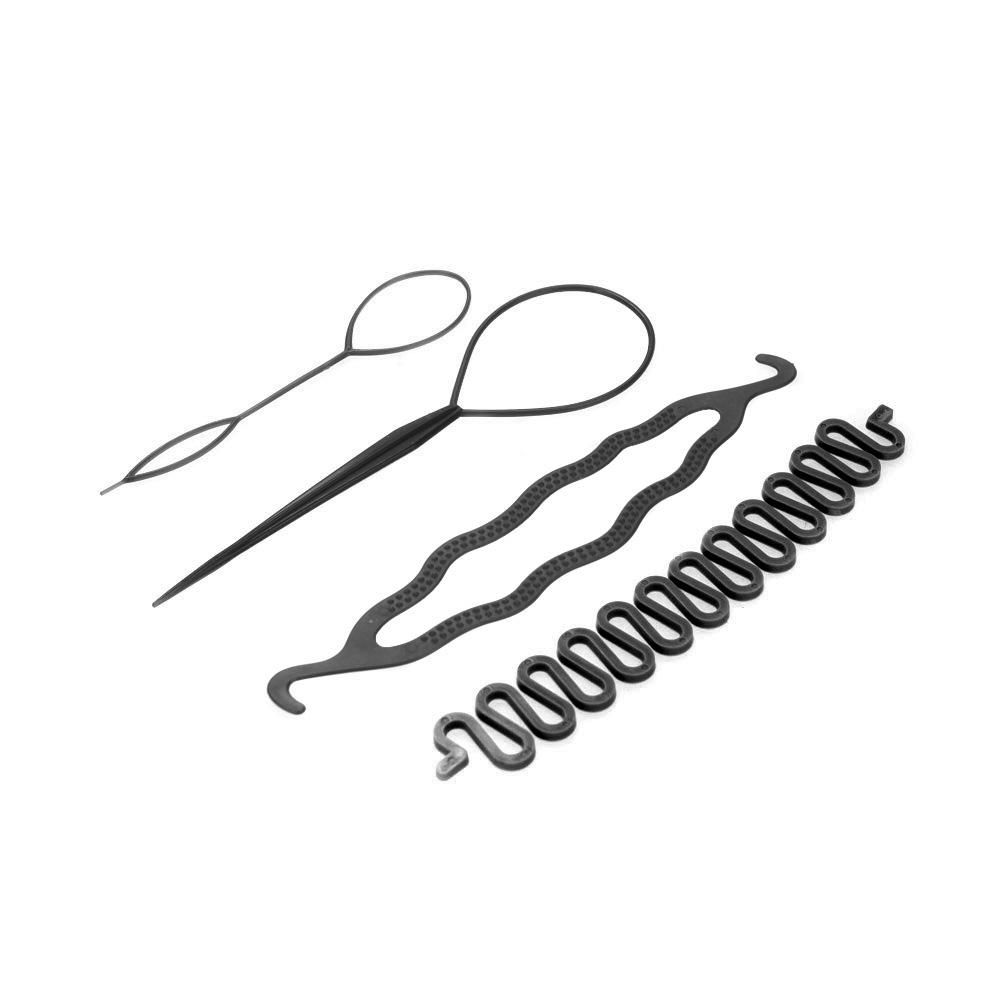 3 Kinds Magic Hair Styling Accessories Set Hair Pin Hair Bun Maker Hair Braiding Twist Styling Tool for Women