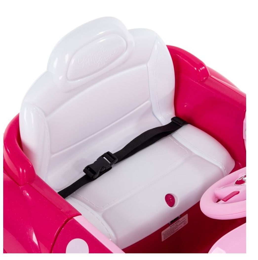 Disney Minnie Mouse Convertible Car 6-Volt Electric Ride-On By Huffy