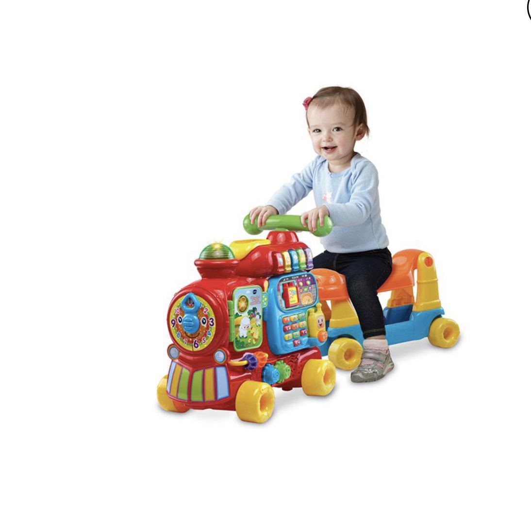 VTech, Sit-to-Stand Ultimate Alphabet Train, Ride-On Train Toy