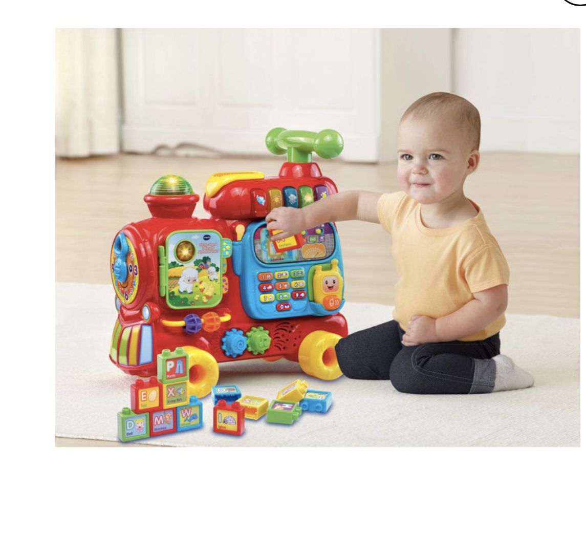 VTech, Sit-to-Stand Ultimate Alphabet Train, Ride-On Train Toy