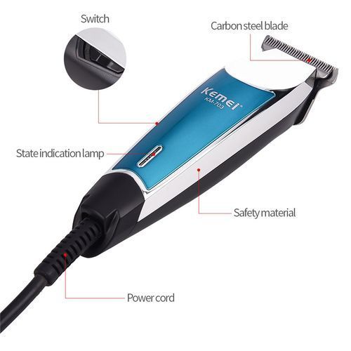 Portable Hair Clipper Electronic Hair Cutting Kit With Sharp Carbon B-lade Hair Trimmer