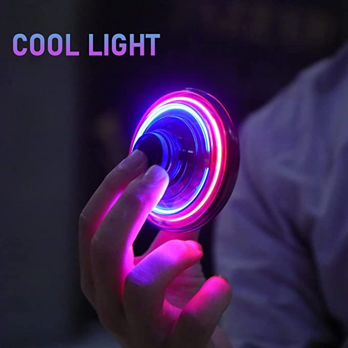 Fidget Spinner UFO Boomerang Flying Toys With LED Lights