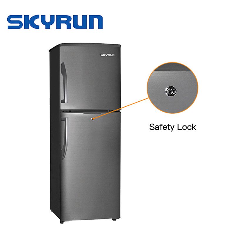 138 Litres Double Door Top Mount Fridge (BCD-145A) - Inox