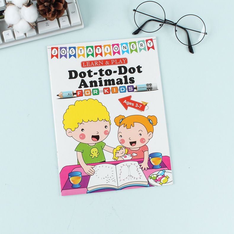 4 In 1 Colouring And Sticker Drawing/ Painting Activity Books For Preschool