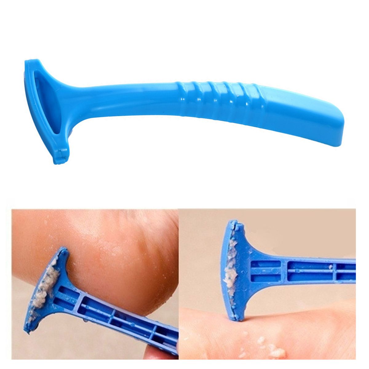 Foot File Comfortable To Grip Convenient ABS Dead Skin-Blue