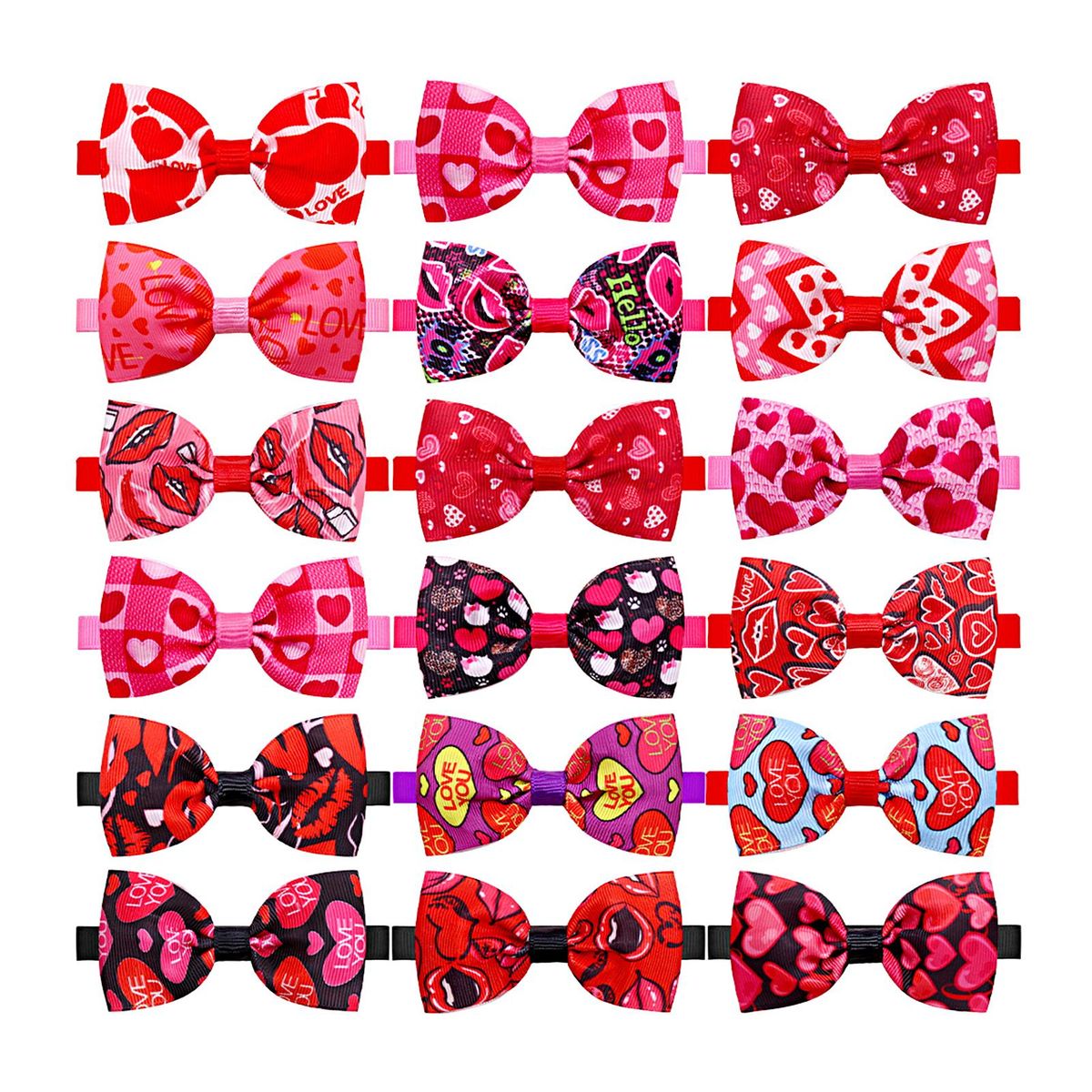Dog Necktie Kitten Puppy Bow-knot Collars Pet Outfit Mix Color