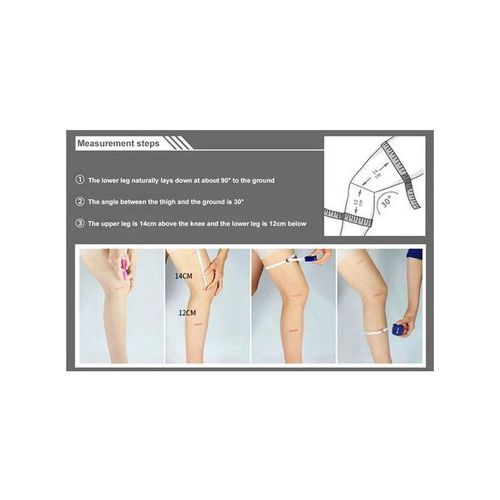 Red Knee Protective Padding Sports Pressure Strap Fitness