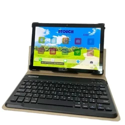 A105- 10.1 -128GB ROM - 4GB RAM -  Dual Sim - 5g- 6000mah + Keyboard Case & Screen Pro