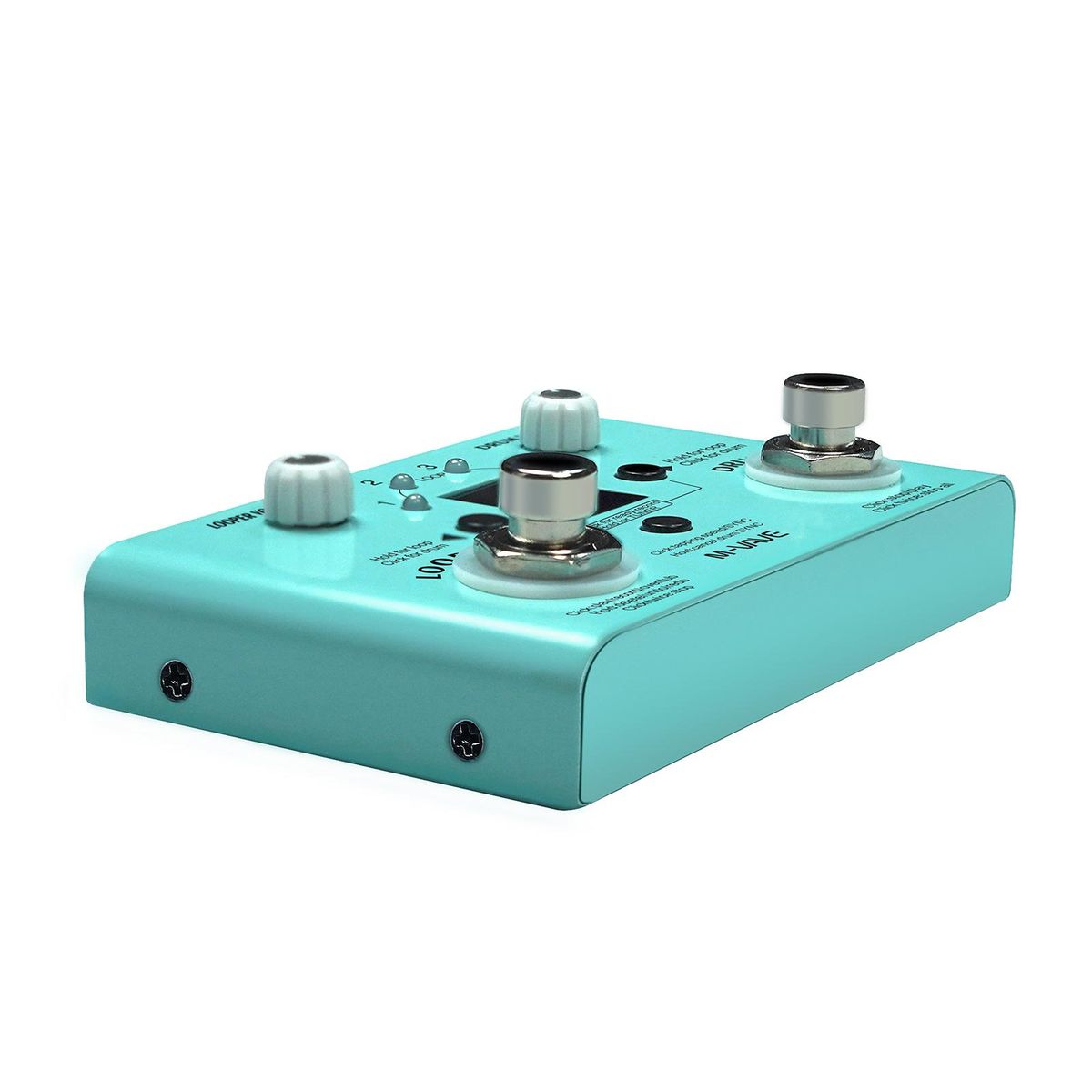 M-VAVE LOST TEMPO Effect Pedal Drum & Looper Effector Mini 2-in-1 Looper & Drum Machine Double Footswitch Looper Pedal Looper Guitar Pedal 30 Drums & 4 Loops High Precision Tuner Adjustable Speed