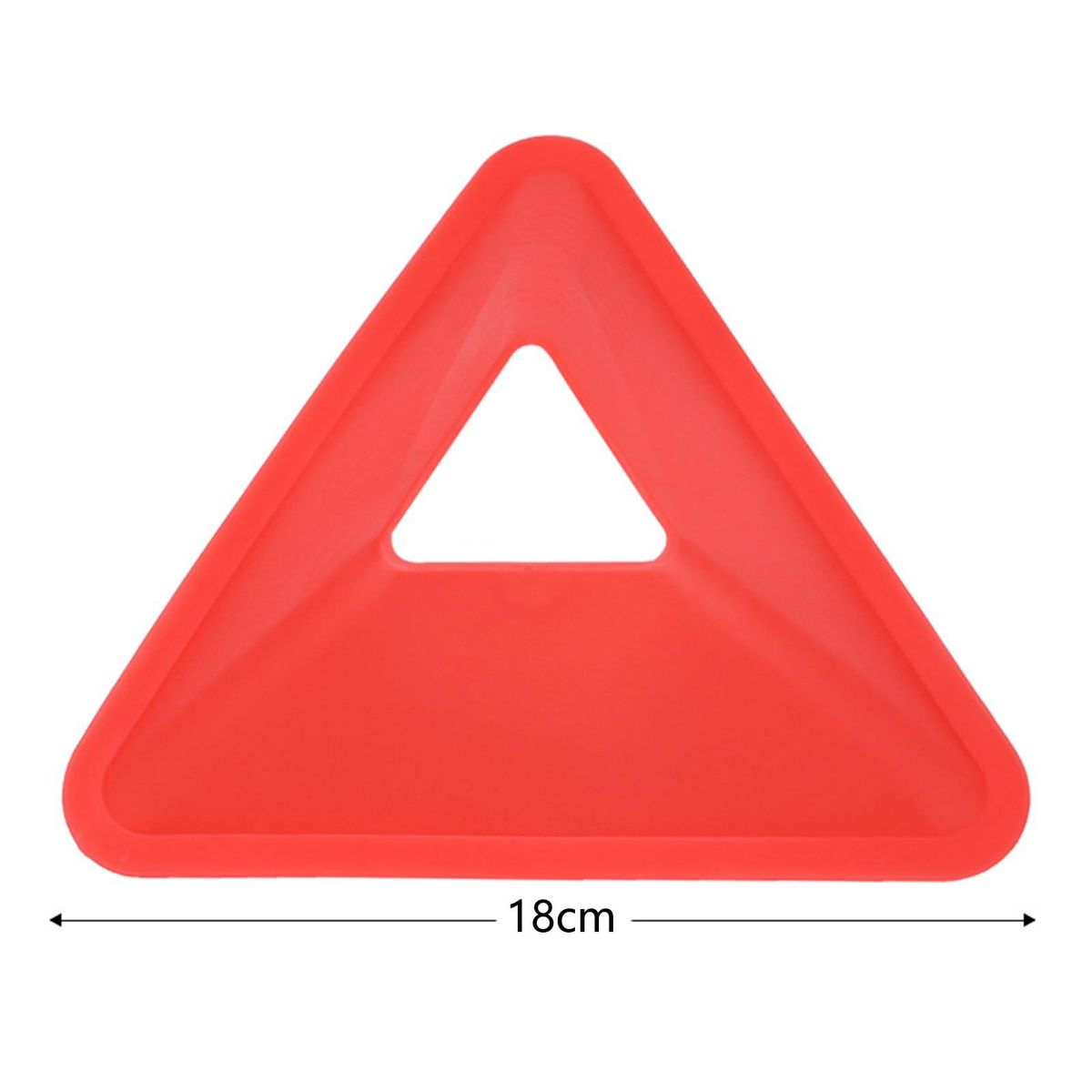 2 Pcs Soccer Markers Reusable Soccer Training Signs Red