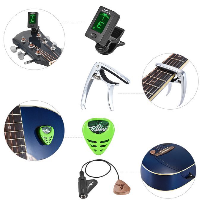Guitar Accessories Kit For Acoustic Guitar With Capo
