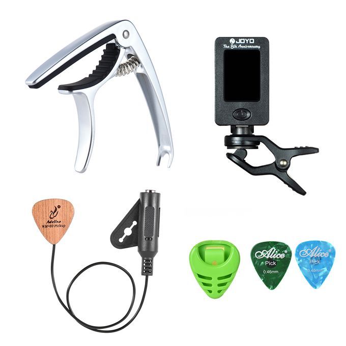 Guitar Accessories Kit For Acoustic Guitar With Capo