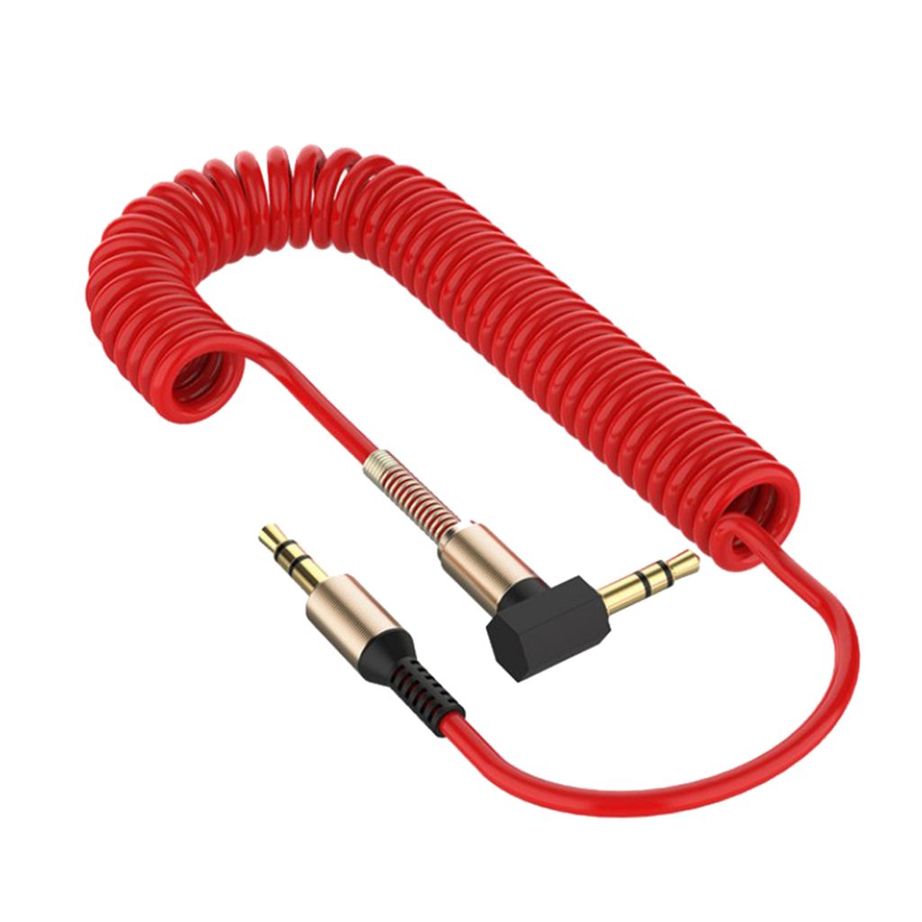 3.5mm Male To 3.5mm Male Audio Cable For Mobile  Mixer Red