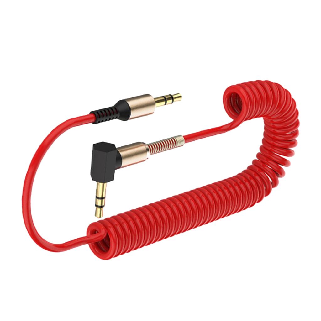 3.5mm Male To 3.5mm Male Audio Cable For Mobile  Mixer Red