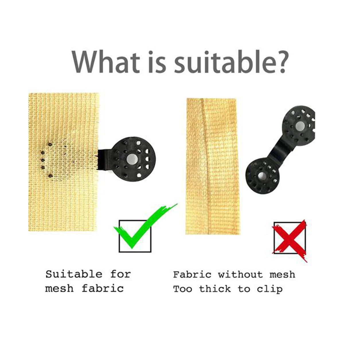 200Pcs SunShade Net Clip Garden Tools Shade Cloth Fix Clamp