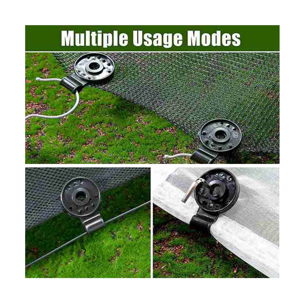 200Pcs SunShade Net Clip Garden Tools Shade Cloth Fix Clamp