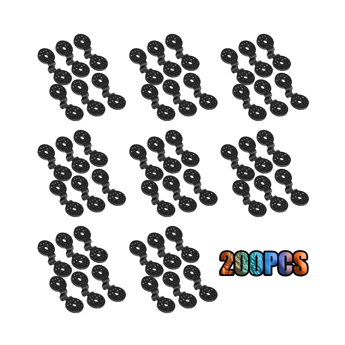 200Pcs SunShade Net Clip Garden Tools Shade Cloth Fix Clamp