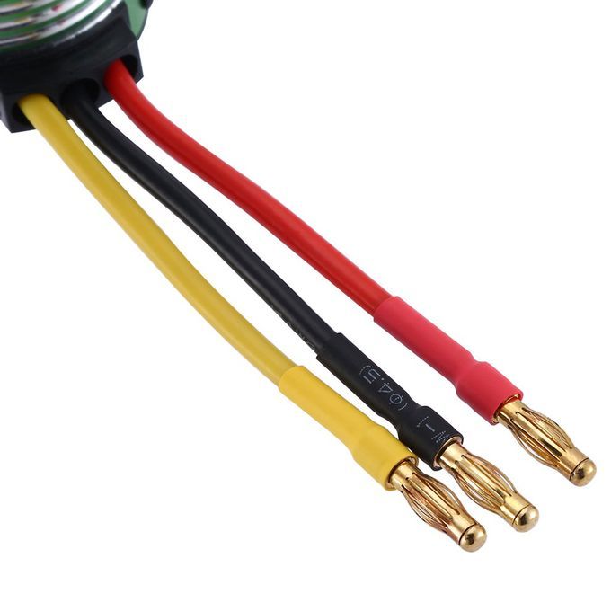 X-TEAM Druable 3670 Brushless Motor For 1/8 Buggy Monster 6 -800mm Boat-green-1850KV
